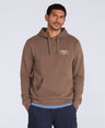 River Mens Hoodie - Brown
