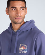 River Mens Hoodie - Corn Blue