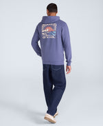 River Mens Hoodie - Corn Blue