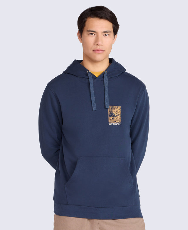 River Mens Hoodie - Cobalt