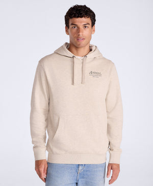 River Mens Hoodie - Cream