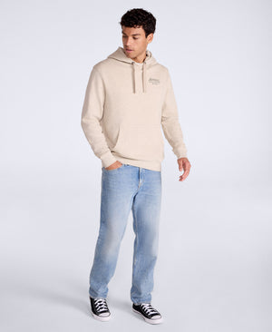 River Mens Hoodie - Cream