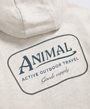River Mens Hoodie - Cream