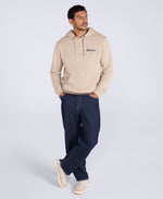 River Mens Hoodie - Dark Beige