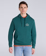 River Mens Hoodie - Dark Green