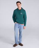River Mens Hoodie - Dark Green