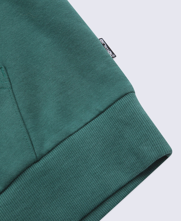River Mens Hoodie - Dark Green