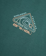 River Mens Hoodie - Dark Green