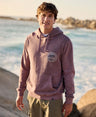 River Mens Hoodie - Grape