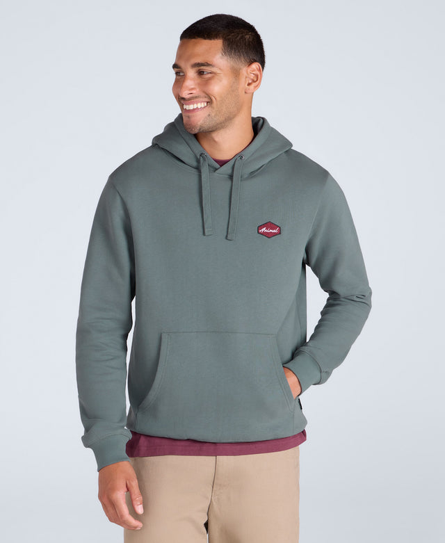 River Mens Hoodie - Green