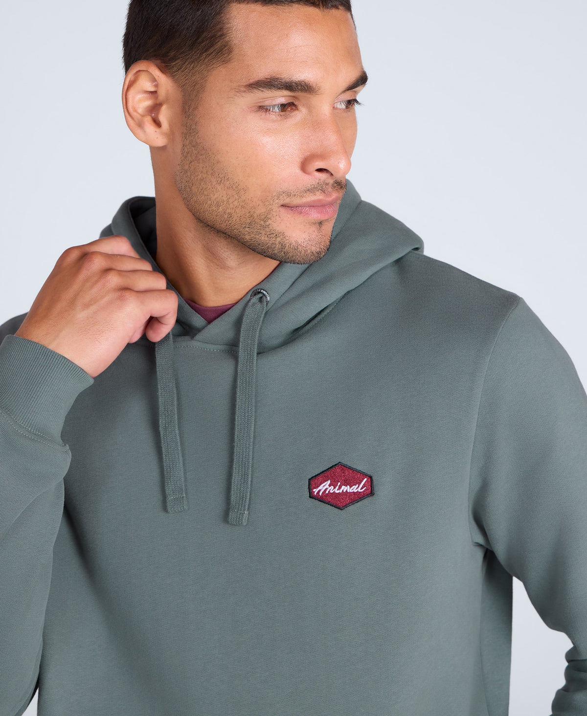 River Mens Hoodie - Green