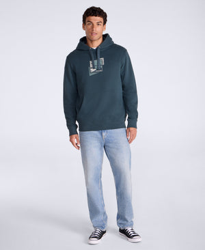 River Mens Hoodie - Petrol