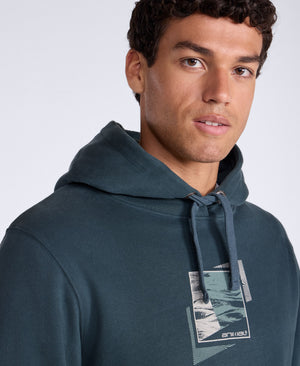 River Mens Hoodie - Petrol