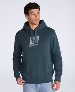 River Mens Hoodie - Petrol