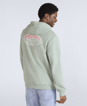 River Mens Hoodie - Pale Green