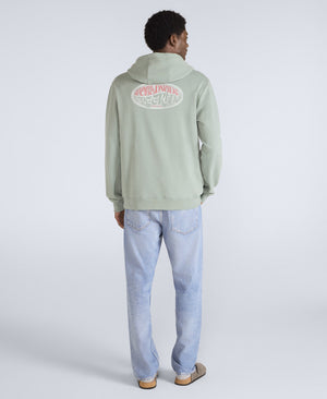 River Mens Hoodie - Pale Green