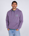 River Mens Hoodie - Purple