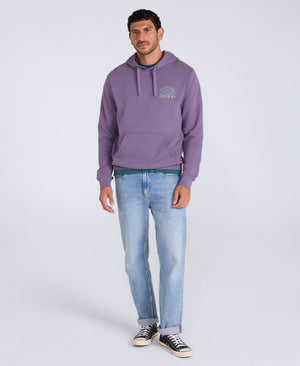 River Mens Hoodie - Purple