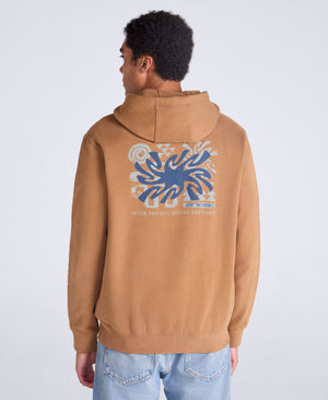 River Mens Hoodie - Tan