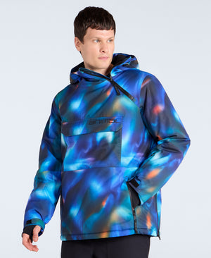 Snowstorm Mens Waterproof Overhead Snow Jacket - Bright Blue