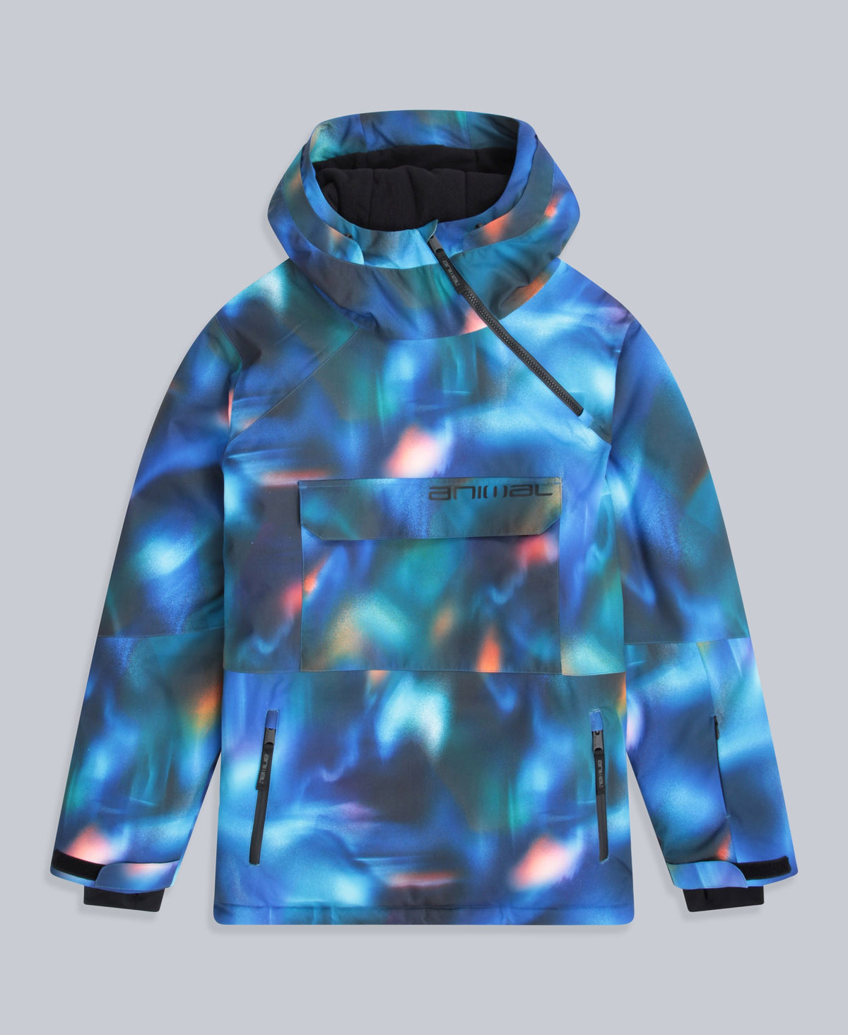 Snowstorm Mens Waterproof Overhead Snow Jacket - Bright Blue
