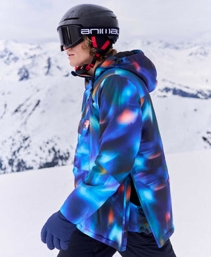 Snowstorm Mens Waterproof Overhead Snow Jacket - Bright Blue