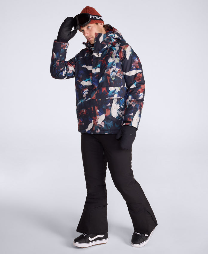 Snowstorm Mens Waterproof Overhead Snow Jacket - Mixed