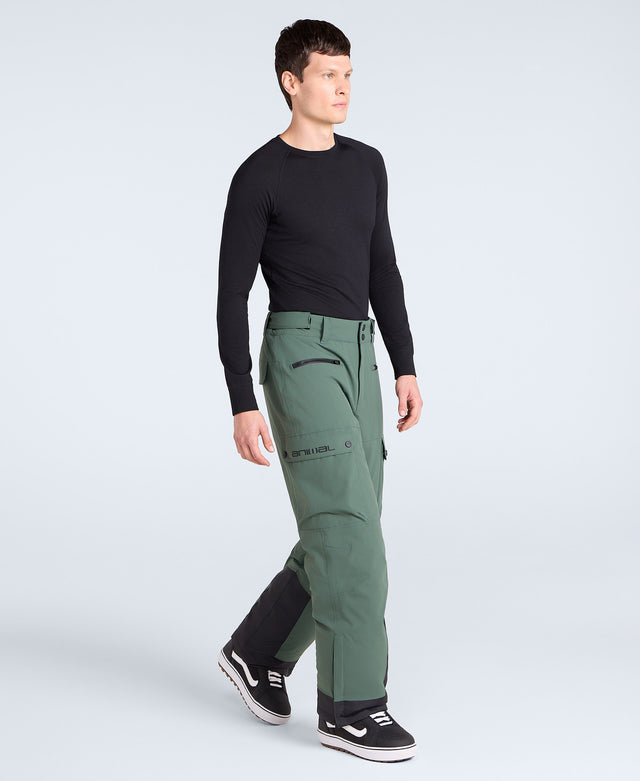 Glaze Mens Snow Pants - Green