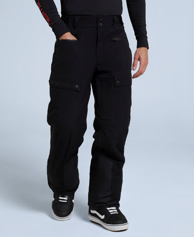 Glaze Mens Waterproof Snow Pants - Jet Black