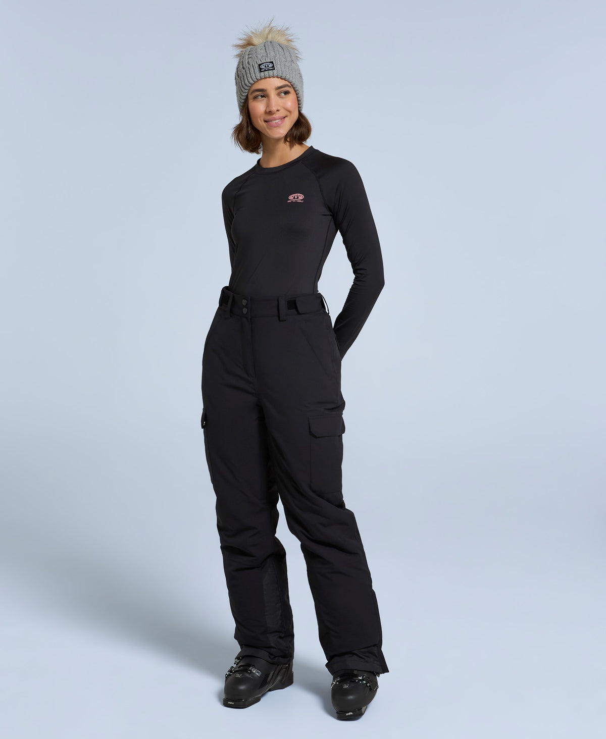 Glaze Womens Waterproof Ski Pants - Jet Black