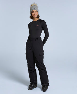 Glaze Womens Waterproof Ski Pants - Jet Black