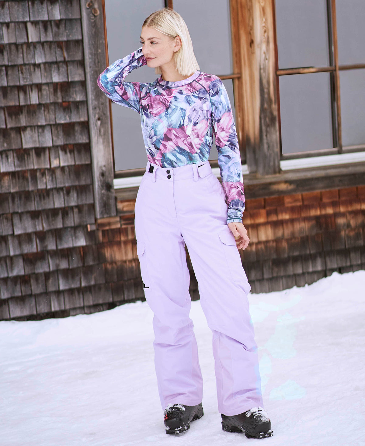 Glaze Womens Waterproof Ski Pants - Lilac