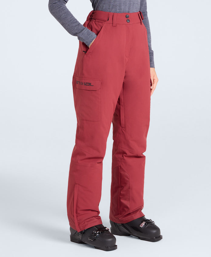 Glaze Womens Snow Pants - Red