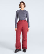 Glaze Womens Snow Pants - Red