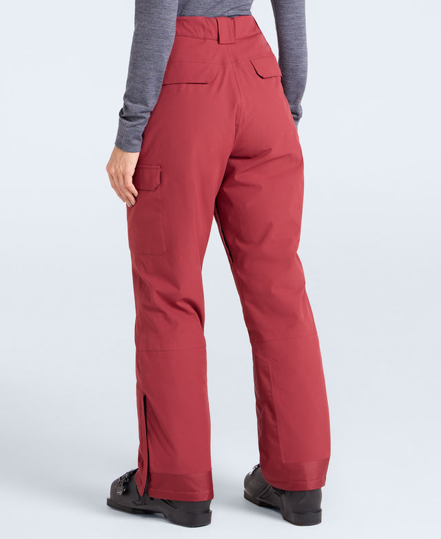 Glaze Womens Waterproof Ski Pants - Red