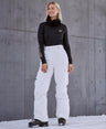 Glaze Womens Waterproof Ski Pants - White
