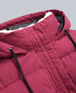 Thurso Womens Padded Jacket - Burgundy