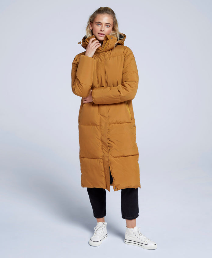 Wilding Womens Padded Jacket - Mustard