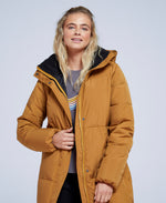 Wilding Womens Padded Jacket - Mustard