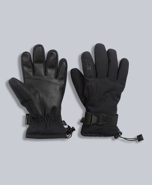 Toasty Kids Snow Gloves - Jet Black