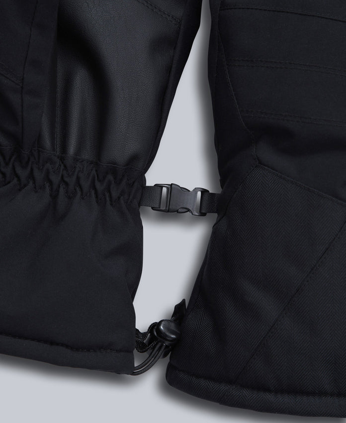 Toasty Kids Snow Gloves - Jet Black