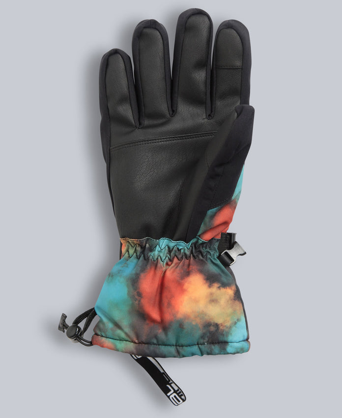 Iced Mens Snow Gloves - Mixed
