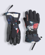 Iced Mens Snow Gloves - Red
