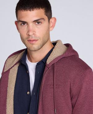 Samuel Mens Hoodie - Burgundy