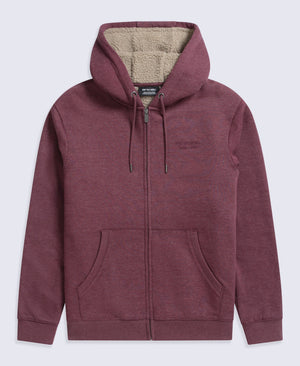 Samuel Mens Hoodie - Burgundy