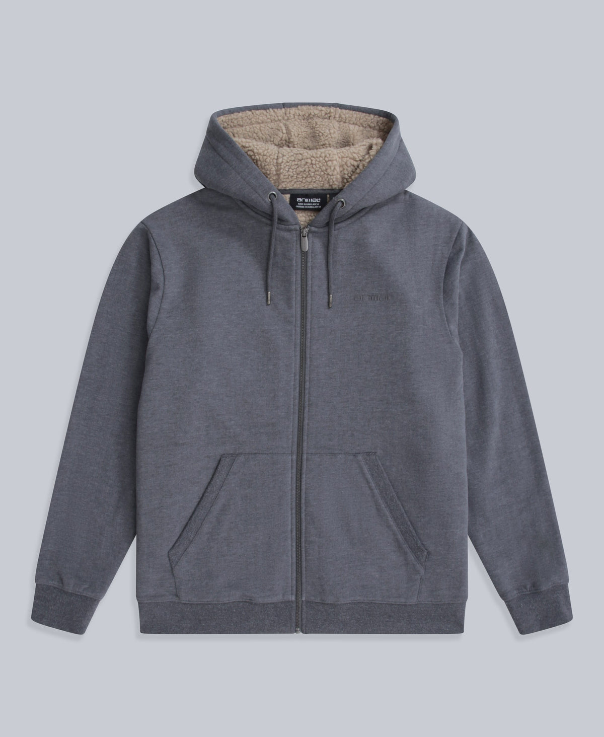 Samuel Mens Hoodie - Charcoal