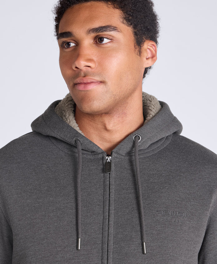 Samuel Mens Hoodie - Dark Grey