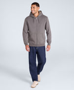 Samuel Mens Hoodie - Dark Khaki