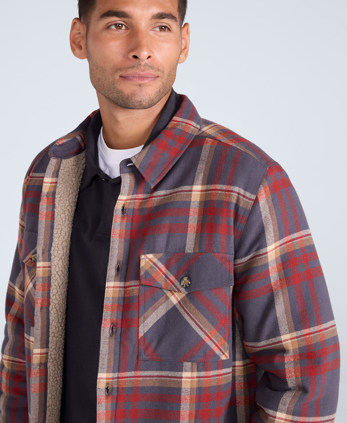 Tide Mens Shirt - Berry