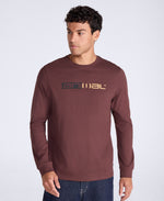 Tommy Mens Long Sleeve Tee - Brown